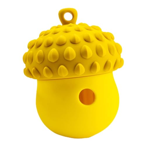 Hundefutterball, Hundeleckerli-Spender - Hundefutterspenderball,Eichelförmiger Hundespielzeugball, Langeweile-Buster-Spielzeug für Hunde, interaktiver Hundeball, Welpentraining, Haustierspielzeug für Hundefutterball, Hundeleckerli-Spender - Hundefutterspenderball,Eichelförmiger Hundespielzeugball, Langeweile-Buster-Spielzeug für Hunde, interaktiver Hundeball, Welpentraining, Haustierspielzeug für von Generic