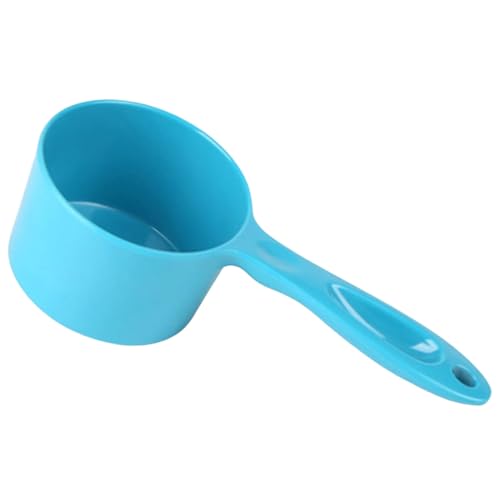 Hundefutterschaufel, 50 g (0,11 lb) oder 100 g (0,22 lb), Tassenschaufel, Hundefutter-Messschaufel, Katzen, bequemer, Tierfutter für Vögel, Kaninchen, grüne Lebensmittelaufbewahrung (Blue, One Size) von Generic