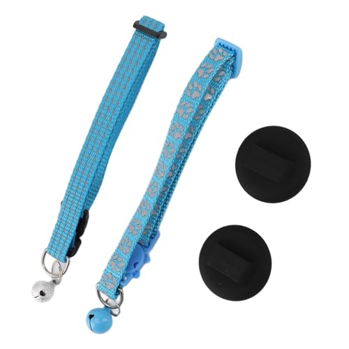 Hundehalskette, Weiche und Elegante Haustier -Halskettenfunktion 2 Stücke Zum Camping für Täglich (Blue) von Generic