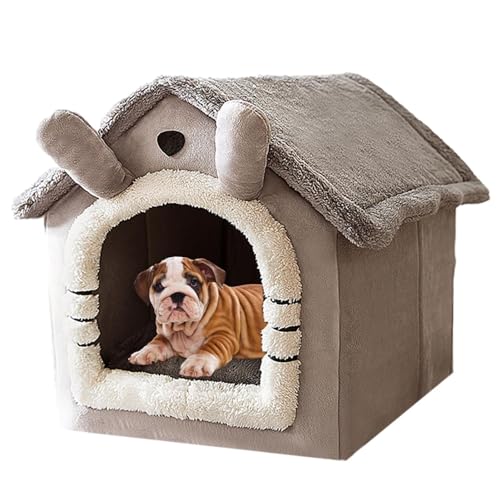 Hundehütte für den Innenbereich, tragbar, klein, warm, warm, wasserdicht, für kleine Hunde, abnehmbares und waschbares Hundehaus, Katzenbett, Haustierzubehör Hundehütte für den Innenbereich, tragbar, klein, warm, warm, wasserdicht, für kleine Hunde, abnehmbares und waschbares Hundehaus, Katzenbett, Haustierzubehör von Generic