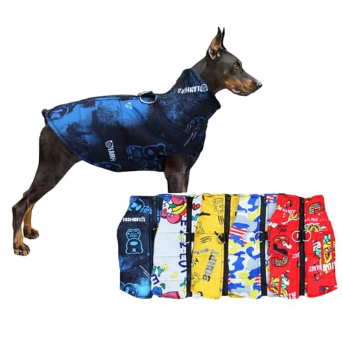 Hundejacke, Winterweste Wasserdichtes Jacken, Tarnung Muster, Hundemantel Hundepullover Haustier Skifahren Kostüm Ärmellose Baumwolle Gepolsterte Weste Mit Brustgurt Gurt für 2.5kg-50kg Hundejacke, Winterweste Wasserdichtes Jacken, Tarnung Muster, Hundemantel Hundepullover Haustier Skifahren Kostüm Ärmellose Baumwolle Gepolsterte Weste Mit Brustgurt Gurt für 2.5kg-50kg von Generic