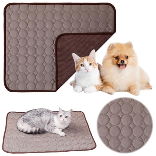 Hundekühlmatte Selbstkühlend | Selbstkühlende Hundematte | Kühlmatte Bett Für Hunde Katze Selbstkühlend | Waschbare Kühlendes Hundebett | Kühldecke Kühlend Hund Für Haustiere Sommer (62x50cm) von Generic