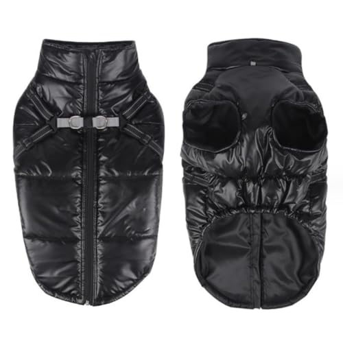 Hundemantel – hält Ihren Welpen den ganzen Winter warm und trocken, hält Ihren pelzigen Freund gemütlich und bequem (Größe XXL, Schwarz) von Generic