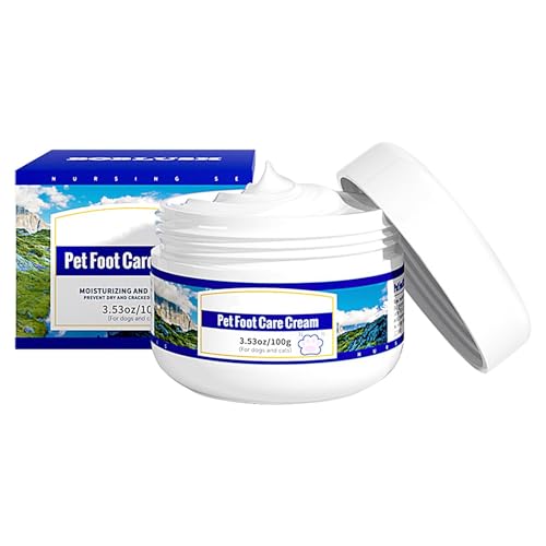 Hundepfotenbalsam,Pfotenbalsam - 100g Fußbalsam Katzenpfoten-Feuchtigkeitscreme - Welpenpfotencreme, pflegendes Wachs für rissige Hundepfoten, Hundepfotenbalsam für trockene Nasen und Pfoten Hundepfotenbalsam,Pfotenbalsam - 100g Fußbalsam Katzenpfoten-Feuchtigkeitscreme - Welpenpfotencreme, pflegendes Wachs für rissige Hundepfoten, Hundepfotenbalsam für trockene Nasen und Pfoten von Generic