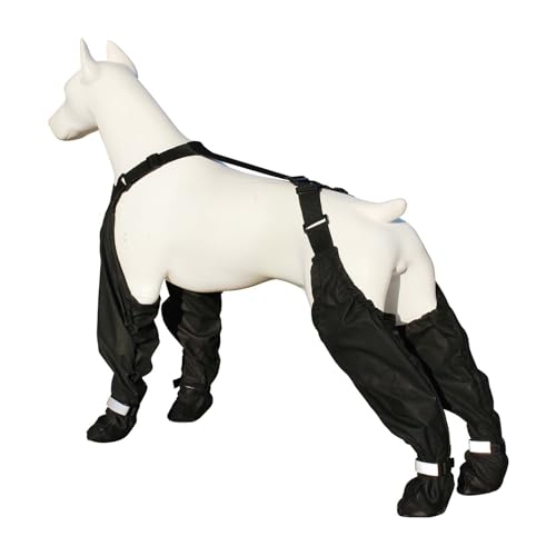 Hundepfotenschutz, Kältebeständige Hundestiefel, rutschfeste Hundestiefel, Gummisohlen, wasserdichte Schneestiefel, Kragen, Sichere Passform, Warm, Einfache-Pfotenschutz für Kaltes Wetter Hundepfotenschutz, Kältebeständige Hundestiefel, rutschfeste Hundestiefel, Gummisohlen, wasserdichte Schneestiefel, Kragen, Sichere Passform, Warm, Einfache-Pfotenschutz für Kaltes Wetter von Generic