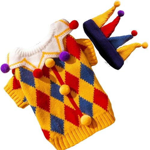Hundepullover Für Kleine Hunde – Hundekleidung Für Kleine Hunde | Hundepullover Und Mütze | Hund Wintermütze Und Pullover | Katzen-Urlaubskleidung | Weicher Hundepullover, Hunde von Generic