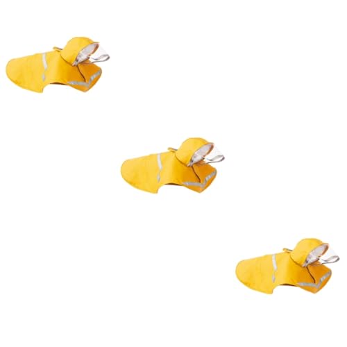 Hunderegenmäntel wasserdicht, Hunderegenmantel, 3-teilige Regenjacke für Hunde, Welpenkleidung, Welpenregenmantel für kleine Hunde, wasserdichte Regenjacke, Hun von Generic