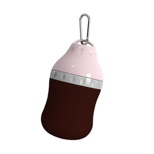 Hundereisen Wasserflasche - 400 ml tragbarer Wasserspender mit Carabiner | Lecksehelte Haustierwasserflasche für Gehen im Freien, eine Bequeme Trinkversorgung für kleine Hunde, Reisenzachtelungen für Hundereisen Wasserflasche - 400 ml tragbarer Wasserspender mit Carabiner | Lecksehelte Haustierwasserflasche für Gehen im Freien, eine Bequeme Trinkversorgung für kleine Hunde, Reisenzachtelungen für von Generic