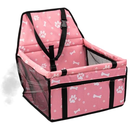 Hundesitz für Auto, wasserdichter Autositz, Schutzkorb für Rücksitz, Vordersitz, Sitzerhöhung, Tragetasche und Korb mit Sicherheitsgurt, für Welpen, Katzen, Reisen, waschbares Welpenbett Hundesitz für Auto, wasserdichter Autositz, Schutzkorb für Rücksitz, Vordersitz, Sitzerhöhung, Tragetasche und Korb mit Sicherheitsgurt, für Welpen, Katzen, Reisen, waschbares Welpenbett von Generic