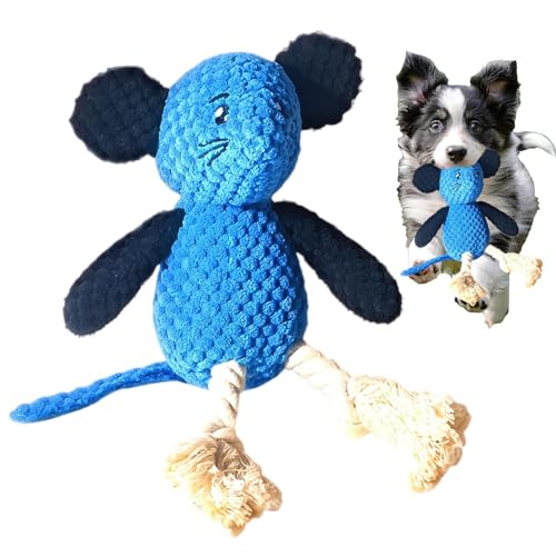 Hundespielzeug aus Plüsch, quietschendes Hundespielzeug | Mäuse formen interaktives Kauspielzeug | Crinking Sound Puppy Supplies, unverwüstlich hart für sensorisches Engagement, Zahnpflege Hundespielzeug aus Plüsch, quietschendes Hundespielzeug | Mäuse formen interaktives Kauspielzeug | Crinking Sound Puppy Supplies, unverwüstlich hart für sensorisches Engagement, Zahnpflege von Generic