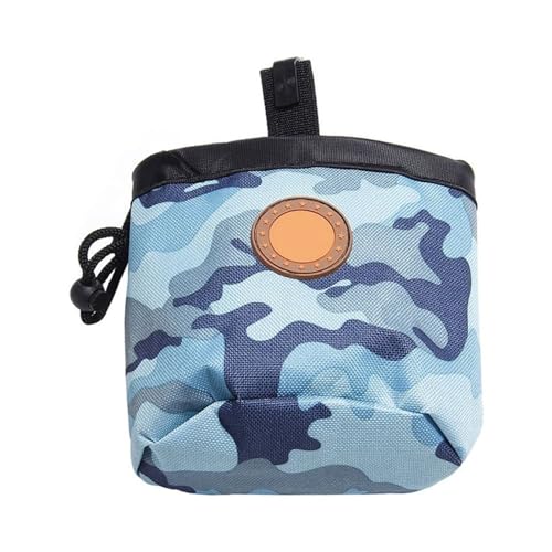 Hundetasche, Welpen-Trainingstasche, Tier-Walking-Snack-Behälter, Bester Wanderspielzeug-Pack-Spender Heimtierbedarf Für Katzenhalsbänder (Blue, One Size) von Generic