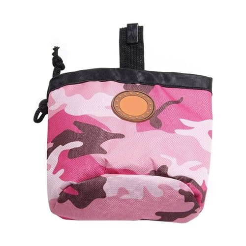 Hundetasche, Welpen-Trainingstasche, Tier-Walking-Snack-Behälter, Bester Wanderspielzeug-Pack-Spender Hunde Longieren Zubehör (Pink, One Size) von Generic