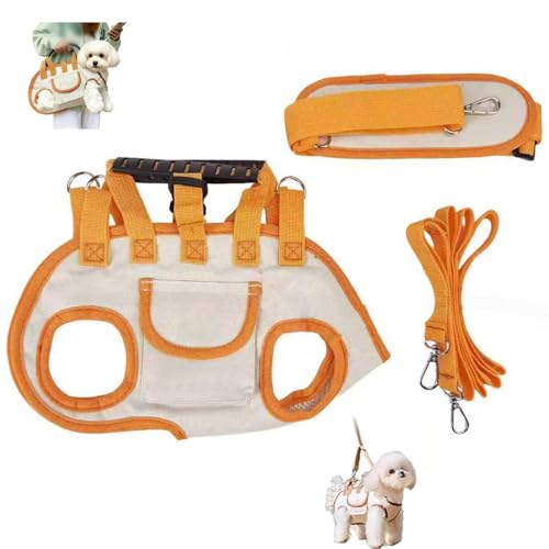 Hundetasche, Welpentasche Mit Schultergurt, Katzen Tragetasche, Transporttasche, Kleine Hundetransporttasche, Atmungsaktive Katzentrage, für kleinen und Welpen, Katze Camping Wandern Outdoor (M) von Generic