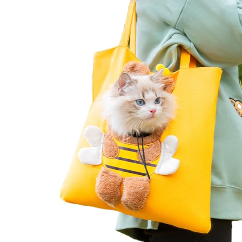 Hundetasche für kleine Hunde und Katzen, Tasche für unterwegs, Hundetrage, Dog Carrier, Transporttasche XXL von Generic