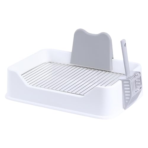 Hundetöpfchen-Tablett – Welpen-Pad-Tablett, Hundetoilette | Tablett-Halter Für Haustier-Pipi-Pads | Welpentoilette-Tablett | Tragbare Toilettentoilette Für Das Hundetraining Mit Schutzwand | Anti-Tram Hundetöpfchen-Tablett – Welpen-Pad-Tablett, Hundetoilette | Tablett-Halter Für Haustier-Pipi-Pads | Welpentoilette-Tablett | Tragbare Toilettentoilette Für Das Hundetraining Mit Schutzwand | Anti-Tram von Generic