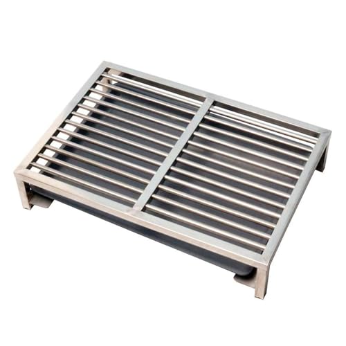 Hundetoilette, Edelstahl Abnehmbare Welpenboxen Toilette Pinkeln Innengitter Töpfchen Anti-Töpfchen, for Kleine Und Mittelgroße Hunde(Plastic Tray,78 * 50 * 10 cm) von Generic