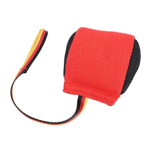 Hundetraining Ball Seil Spielzeug Langable Interactive Pet Chew Toy Reduzieren (rot und Schwarz) von Generic