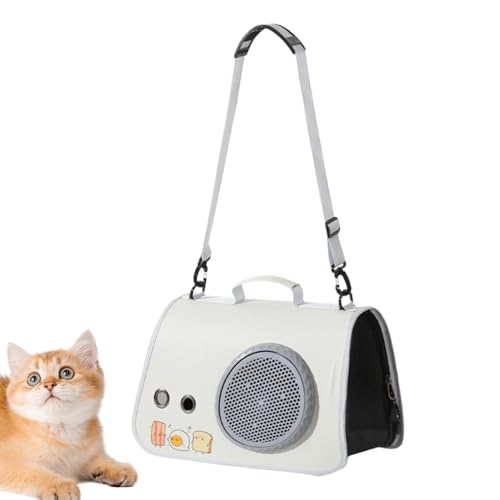 Hundetransporttasche - Transportbox Für Katzen Auf Reisen,Große Transporttasche für Tiere mit Trageriemen Atmungsaktiv für Erwachsene Senioren Jugendliche Hundetransporttasche - Transportbox Für Katzen Auf Reisen,Große Transporttasche für Tiere mit Trageriemen Atmungsaktiv für Erwachsene Senioren Jugendliche von Generic
