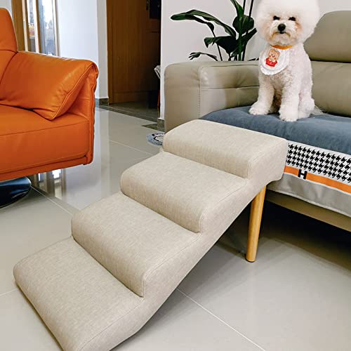 Hundetreppe für Autos und SUVs, faltbar, extragroße, rutschfeste Hundetreppe für Aktenschrank/Bett/Couch, schmale Haustierrampe für kleine, mittelgroße und große Hunde und Katzen, Tragkraft Hundetreppe für Autos und SUVs, faltbar, extragroße, rutschfeste Hundetreppe für Aktenschrank/Bett/Couch, schmale Haustierrampe für kleine, mittelgroße und große Hunde und Katzen, Tragkraft von Generic