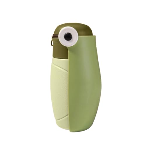 Hundetrinkflasche Hunde wasserflasche Faltbar 480ml/300ml BPA-frei auslaufsicher wandern Tragbare Auslaufsicher für Gassi gehen Für Hunde und Katzen(Green,300ml) von Generic