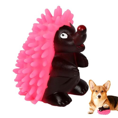 Igel-Haustierspielzeug, Igel-Kauspielzeug,Robustes Kauspielzeug für Hunde - Beißtraining und robust für Hundewelpen, niedliches, quietschendes und kauendes, gehirnstimulierendes Spielzeug für von Generic