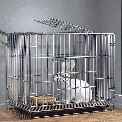 Indoor-Kaninchenkäfig Kleintierkäfig Meerschweinchen-Laufstall Hasenkäfige für Kaninchen Indoor-Hamsterkäfige aus Metall mit ausziehbarem Tablett und Zubehör Indoor-Kaninchenkäfig Kleintierkäfig Meerschweinchen-Laufstall Hasenkäfige für Kaninchen Indoor-Hamsterkäfige aus Metall mit ausziehbarem Tablett und Zubehör von Generic