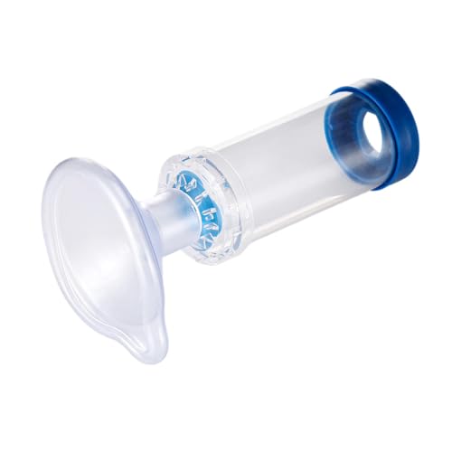 Inhalator-Spacer für Katzen/Hunde – Aerosolkammer, tragbarer Hand-Spacer mit Inhalationsventil mit geringem Widerstand | Leichte Inhalatorkammer für Haustiere von Generic