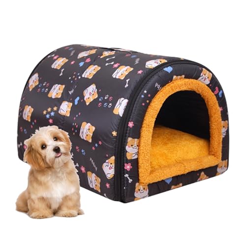 Innenhütte für Hunde, weich, rutschfest, waschbar, Haustierzubehör mit herausnehmbaren Polstern und Griffen für mittelgroße Haustiere Innenhütte für Hunde, weich, rutschfest, waschbar, Haustierzubehör mit herausnehmbaren Polstern und Griffen für mittelgroße Haustiere von Generic