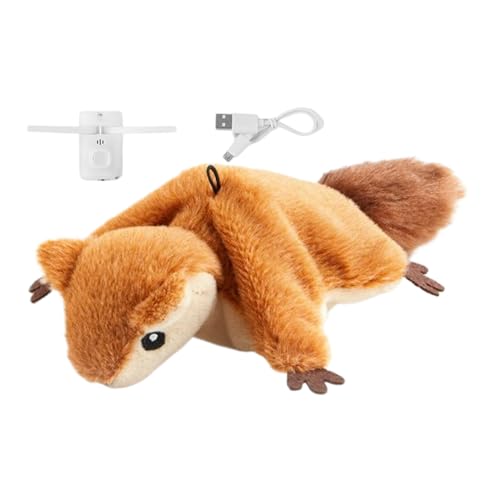 Interaktives Katzen-Vogelspielzeug | Automatisches Zwitschern fliegender Vogel mit Katzenminze | Kätzchen-Übungsspielzeug für Indoor-Katzen Interaktives Katzen-Vogelspielzeug | Automatisches Zwitschern fliegender Vogel mit Katzenminze | Kätzchen-Übungsspielzeug für Indoor-Katzen von Generic