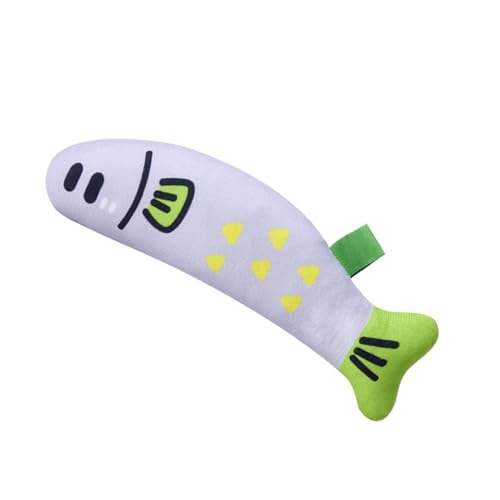 Interaktives Katzenspielzeug, Kauspielzeug für Katzen - Niedliches Kätzchen-Spielzeug in Fischform aus Leinen,26 cm/10,24 Zoll interaktives Katzen-Kickspielzeug, kratzfestes Katzenminze-Knisterspielze Interaktives Katzenspielzeug, Kauspielzeug für Katzen - Niedliches Kätzchen-Spielzeug in Fischform aus Leinen,26 cm/10,24 Zoll interaktives Katzen-Kickspielzeug, kratzfestes Katzenminze-Knisterspielze von Generic