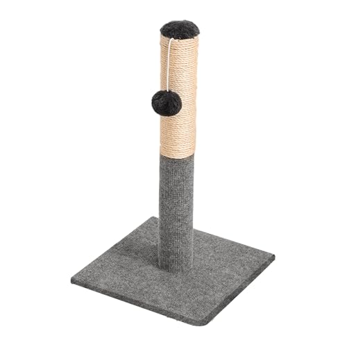 Kätzchen Scratch Pole - Abnehmbares interaktives Katzenbaumspielzeug mit Hanging Ball | Dauerhaftes Sisal -Seil -Accessoire, Katzenmöbelturm für kleine Haustiere und Spielzeitaktivitäten in Innenräume von Generic