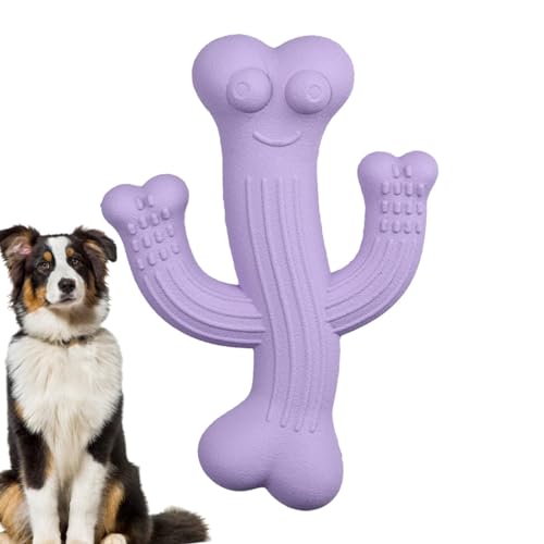 Kaktus-Kauspielzeug für Hunde, Kaktus-Hundespielzeug - Unzerstörbares Hundespielzeug aus Gummi | Robustes Kaktusspielzeug für Aggressive Kauer, Hundespielzeug zum Training und Reinigen der von Generic