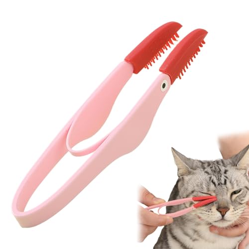 Kamm zur Entfernung von Tränenflecken, Kamm für Hunde mit Silikonkopf mit rutschfestem Griff | Flexible Bürste für Haustiere, Kakcolaentferner Kamm zur Entfernung von Tränenflecken, Kamm für Hunde mit Silikonkopf mit rutschfestem Griff | Flexible Bürste für Haustiere, Kakcolaentferner von Generic