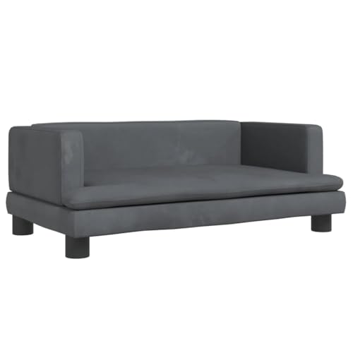 Kangmusi Hundebett Dunkelgrau 80x45x30 cm Samt,171896kangmusi von Generic