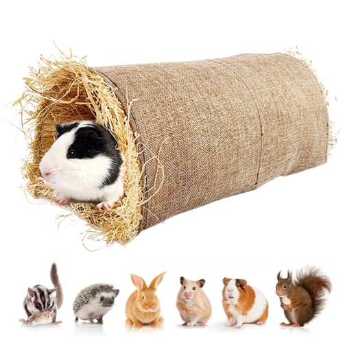 Kaninchen Haus Innen | Haustier Schlafplatz Und Ruhezone | Geflochtenes Natürliches Spielzeug Tunnel Kuschelnest Zum Schlafen Verstecken Spielen Innen Draußen Kaninchen Haus Innen | Haustier Schlafplatz Und Ruhezone | Geflochtenes Natürliches Spielzeug Tunnel Kuschelnest Zum Schlafen Verstecken Spielen Innen Draußen von Generic