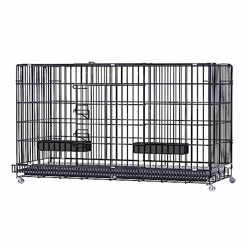 Kaninchenkäfige für Kaninchen Indoor Kaninchenkäfig mit ausziehbarem Tablett Metall Hühnerstall Entenhaus Igelkäfig Meerschweinchen Laufstall Kaninchenkäfige für Kaninchen Indoor Kaninchenkäfig mit ausziehbarem Tablett Metall Hühnerstall Entenhaus Igelkäfig Meerschweinchen Laufstall von Generic