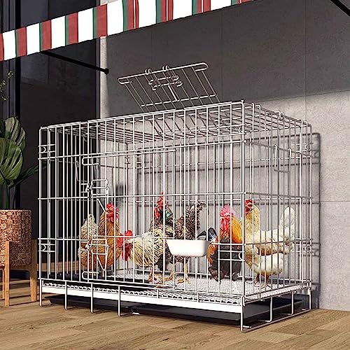 Kaninchenkäfige für Kaninchen Innen-Hamsterkäfige Kleiner Igelkäfig Außen-Meerschweinchengehege Metall-Hühnerstall mit ausziehbarem Tablett Kaninchenkäfige für Kaninchen Innen-Hamsterkäfige Kleiner Igelkäfig Außen-Meerschweinchengehege Metall-Hühnerstall mit ausziehbarem Tablett von Generic
