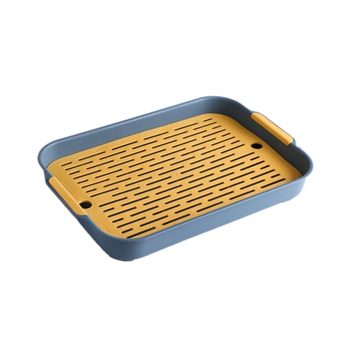 Kaninchentoilette, Schweinetoilette, Haustiertoilette, Kleintiere, Ecktoilette für Hamster, Frettchen, Igel, Häschen, abnehmbares Design Kwk383 (Blue, A) von Generic