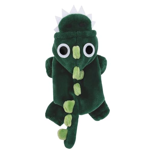 Katzen-Dinosaurier-Kostüm - Dehnbares Haustier-Dinosaurier-Kostüm, Hunde-Plüsch-Outfit | Halloween-Dinosaurier-Kostüm, Hundekleidung, Superweiche Welpen-Outfits, Lustige Kleidung Kapuze Für Kleine Katzen-Dinosaurier-Kostüm - Dehnbares Haustier-Dinosaurier-Kostüm, Hunde-Plüsch-Outfit | Halloween-Dinosaurier-Kostüm, Hundekleidung, Superweiche Welpen-Outfits, Lustige Kleidung Kapuze Für Kleine von Generic