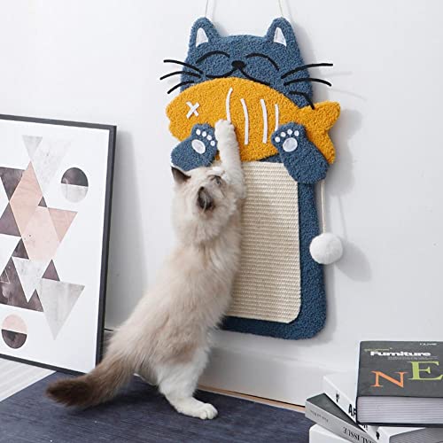 Katzen-Klettergerüst, zum Aufhängen, Katzenkratzbrett, Kratzbaum, Matte, Spielzeug, weiche Bettmatte, Krallen, Pflege, Kratzbaum, Spielzeug, Mini-Katzenkratzspielzeug, Zubehör, Katzen-Klette von Generic