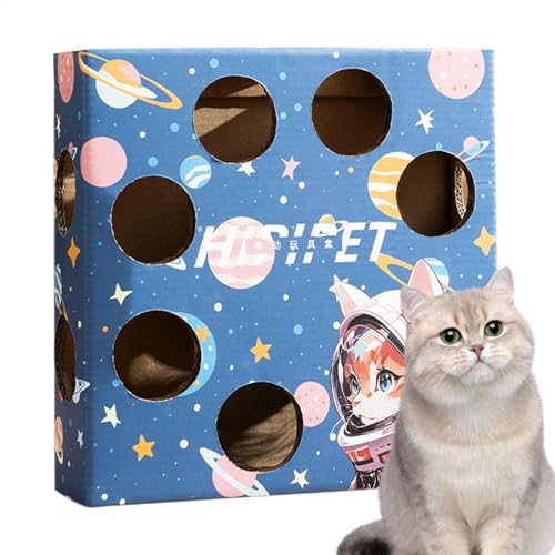 Katzen-Puzzle-Box, Katzen-Puzzle-Box-Spielzeug | Automatisches Teaser-Spielzeug - Whack Mole Katzenfederspielzeug, interaktiver Katzenkratzer für Hauskatzen, elektrisches Kätzchenspielzeug Katzen-Puzzle-Box, Katzen-Puzzle-Box-Spielzeug | Automatisches Teaser-Spielzeug - Whack Mole Katzenfederspielzeug, interaktiver Katzenkratzer für Hauskatzen, elektrisches Kätzchenspielzeug von Generic
