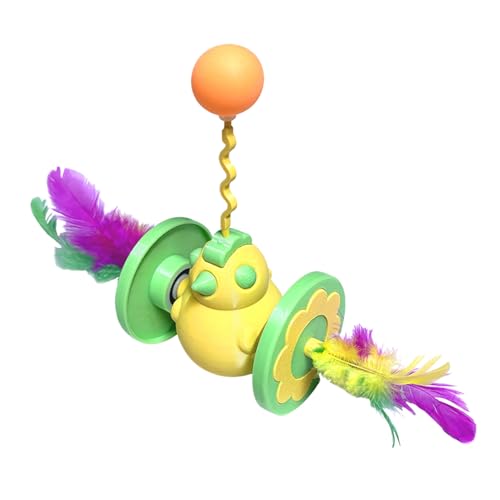 Katzen -Spielstock - Katzenaktivitätsausrüstung Kitty Play Rod entzückende Vogelfigur Teaser Stick Swinging Figur | Welpe Orb Secure Activity Tiergegen von Generic