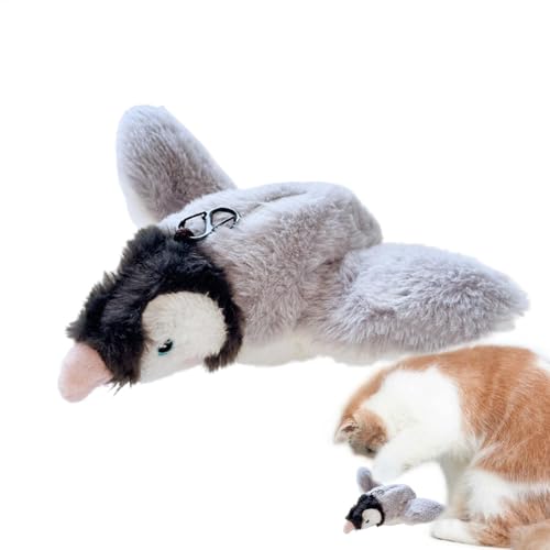 Katzen-Übungsspielzeug,Automatisches Hundespielzeug - Elektrisches Plüsch-Welpenspielzeug Mit Blauem Vogel | USB Wiederaufladbares Haustier-Selbstunterhaltungsspielzeug Katzen-Übungsspielzeug,Automatisches Hundespielzeug - Elektrisches Plüsch-Welpenspielzeug Mit Blauem Vogel | USB Wiederaufladbares Haustier-Selbstunterhaltungsspielzeug von Generic