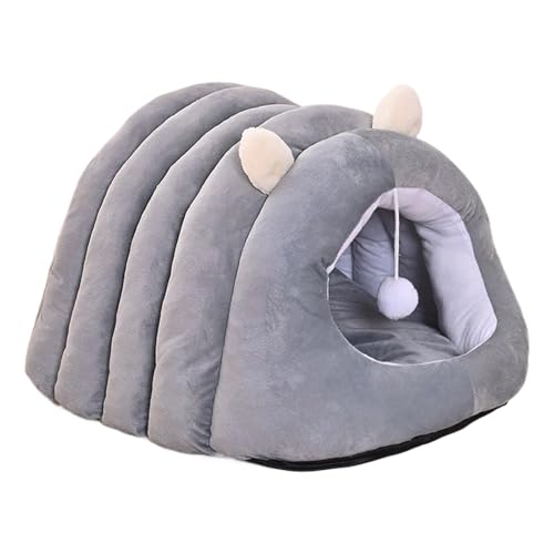 Katzenbett Höhle | Katzen Haus Bett - Bequemes Nest für Kleintiere Welpen Kätzchen Schlafzimmer Wohnzimmer Wohnung Home Spielplatz Katzenbett Höhle | Katzen Haus Bett - Bequemes Nest für Kleintiere Welpen Kätzchen Schlafzimmer Wohnzimmer Wohnung Home Spielplatz von Generic