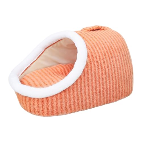 Katzenbett Hundebett Plüsch Haustierbett für Kleinen Hunde Katze Hasen, Katzenschlafplatz Katzenhöhle mit Griff, Rutschfest Kuschelhöhle Haustierhaus Haustierzelt mit Abnehmbar Innenpad (Orange, 60cm) Katzenbett Hundebett Plüsch Haustierbett für Kleinen Hunde Katze Hasen, Katzenschlafplatz Katzenhöhle mit Griff, Rutschfest Kuschelhöhle Haustierhaus Haustierzelt mit Abnehmbar Innenpad (Orange, 60cm) von Generic