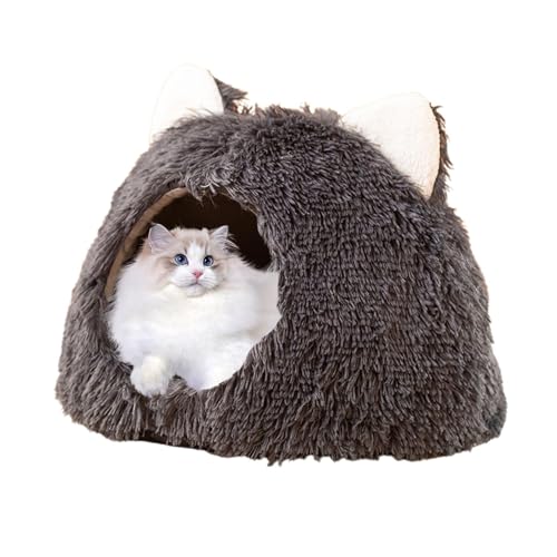 Katzenbett für den Innenbereich, Katzenbett, warmes Schlafbett für Welpen, gemütliches Schlafnest für Haustiere, Zubehör für Katzen, Hunde, Kätzchen, Katzenbett für den Innenbereich, Katzenbett, warmes Schlafbett für Welpen, gemütliches Schlafnest für Haustiere, Zubehör für Katzen, Hunde, Kätzchen, von Generic