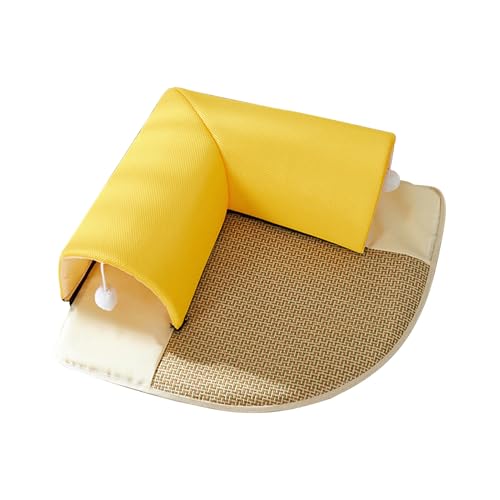 Katzenbett in Tunnel – Matte mit Versteck – 2 in 1 Katzenbett waschbar Katzenbett mit abnehmbarem Kissen für Sitzstange, für Reise und Wohnung Katzenbett in Tunnel – Matte mit Versteck – 2 in 1 Katzenbett waschbar Katzenbett mit abnehmbarem Kissen für Sitzstange, für Reise und Wohnung von Generic