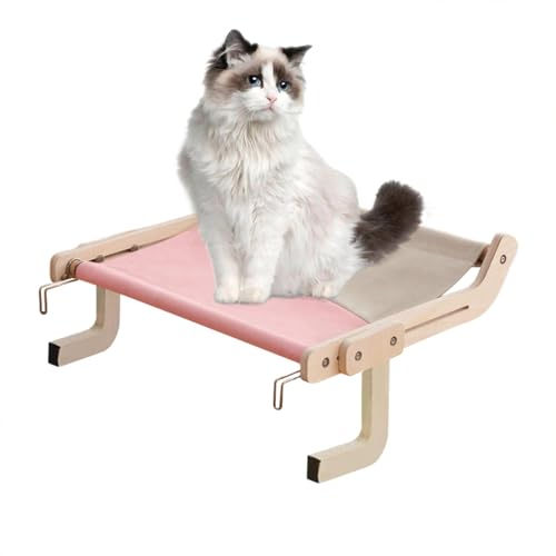 Katzenbett mit - Katzenhängematte mit , Fenstersitz für Katzen | Verstellbare Katzenhängematte für Fensterbänke, Katzen-Fensterhängematte für Fensterbank von Generic