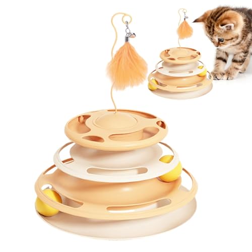Katzenfutter-Leckerli-Spender – Rotierendes Katzenspielzeug, Langsamer Futterspender Für Katzen, Fliegende Untertasse, Interaktives Puzzle-Katzenspielzeug | Kitten Toys Snack Distribution Slow Feeder Katzenfutter-Leckerli-Spender – Rotierendes Katzenspielzeug, Langsamer Futterspender Für Katzen, Fliegende Untertasse, Interaktives Puzzle-Katzenspielzeug | Kitten Toys Snack Distribution Slow Feeder von Generic