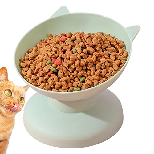 Katzenfutternapf | Anti-Erbrechen Pet Food Water Feeder,Um 15 Grad geneigter Design-Welpenfutternapf für Trockenfutter, Kekse, Dosenfutter und von generic